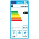 METRO Professional GRE1400 940L Frigorífico Acero Inoxidable - Imagen 2