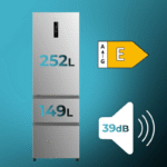 Cecotec Bolero CoolMarket Combi FD 400 Inox E 400L Frigorífico Combi - Imagen 2