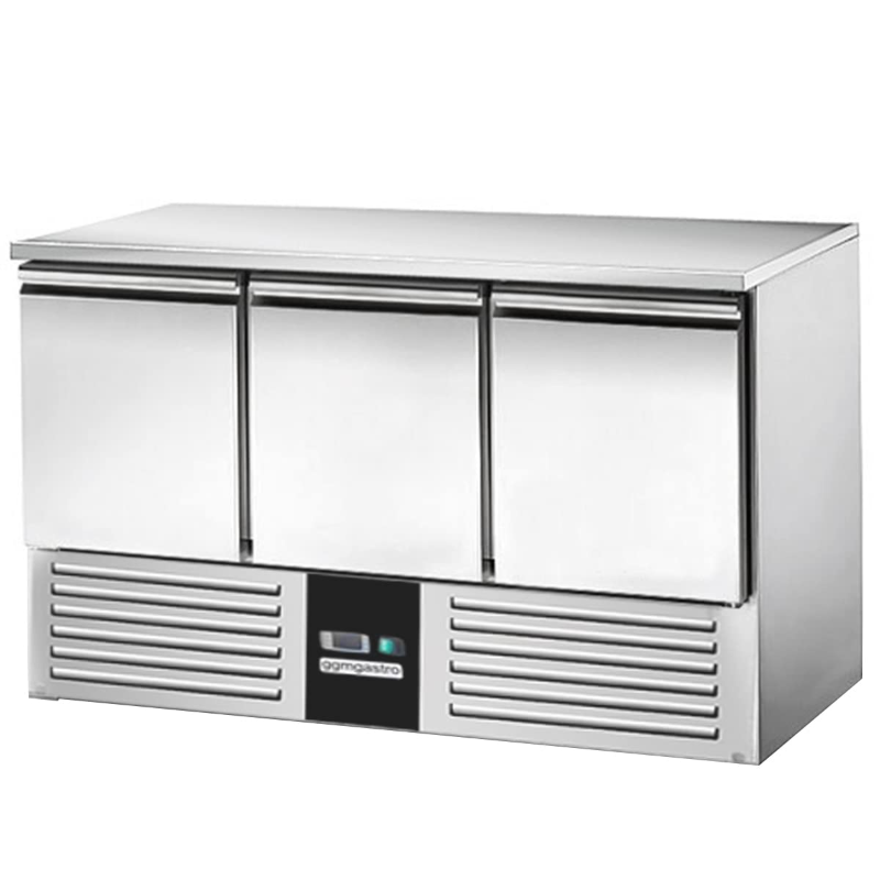 51pv8bfdpFL._SL1200_.png GGM Gastro SAG147END 368L 240W Mesa de Refrigeración Premium Acero Inoxidable - Imagen 1
