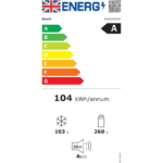 Bosch KGN392LAF 363L 2,03m NoFrost Frigorífico Combi Inox - Imagen 3