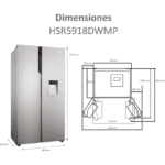 Haier SBS 90 Series Frigorífico Side by Side Total No Frost - Imagen 3
