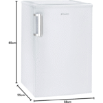 Candy CCTLS 542WHN/544WHN 125-127L Frigorífico Mini Bajo Encimera Blanco - Imagen 2