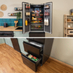 Cecotec Bolero CoolMarket Combi F2D 400 400L Total No Frost Inverter Refrigerador Puerta Francesa - Imagen 3