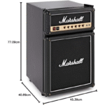 Marshall MF-3.2 92L Mini Nevera Diseño Amplificador Negro - Imagen 3