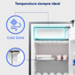 Origial COOL&FREEZE 80L INOX Frigorífico Bajo Encimera 80L Clase E Acero Inoxidable - Imagen 2