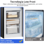 CHiQ FBM157L42 157L Frigorífico Combi Compacto Inox - Imagen 4