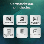 Hisense RS818N4TIE1 632L Frigorífico Americano Side by Side No Frost - Imagen 2