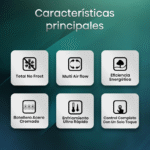 Hisense RS677N4BIE 519L Frigorífico Americano No Frost Inox - Imagen 3