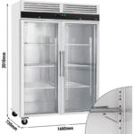 GGM Gastro KS1200GND 148x73 cm 1200L 2 Puertas Refrigerador ECO - Imagen 4