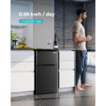 Euhomy Mini Refrigerador 2 Puertas 3.2 pies cúbicos Congelador Original Variaciones - Imagen 5