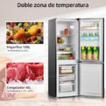 CHiQ FBM157L42 157L Frigorífico Combi Compacto Inox - Imagen 7