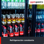 GGM Gastro Refrigerador de Bebidas 880L 2 Puertas Correderas Cristal - Imagen 4