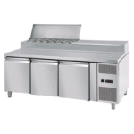 GGM Gastro Saladette ECO 1,8 x 0,7 m 417L 320W Mesa de Preparación Refrigerada